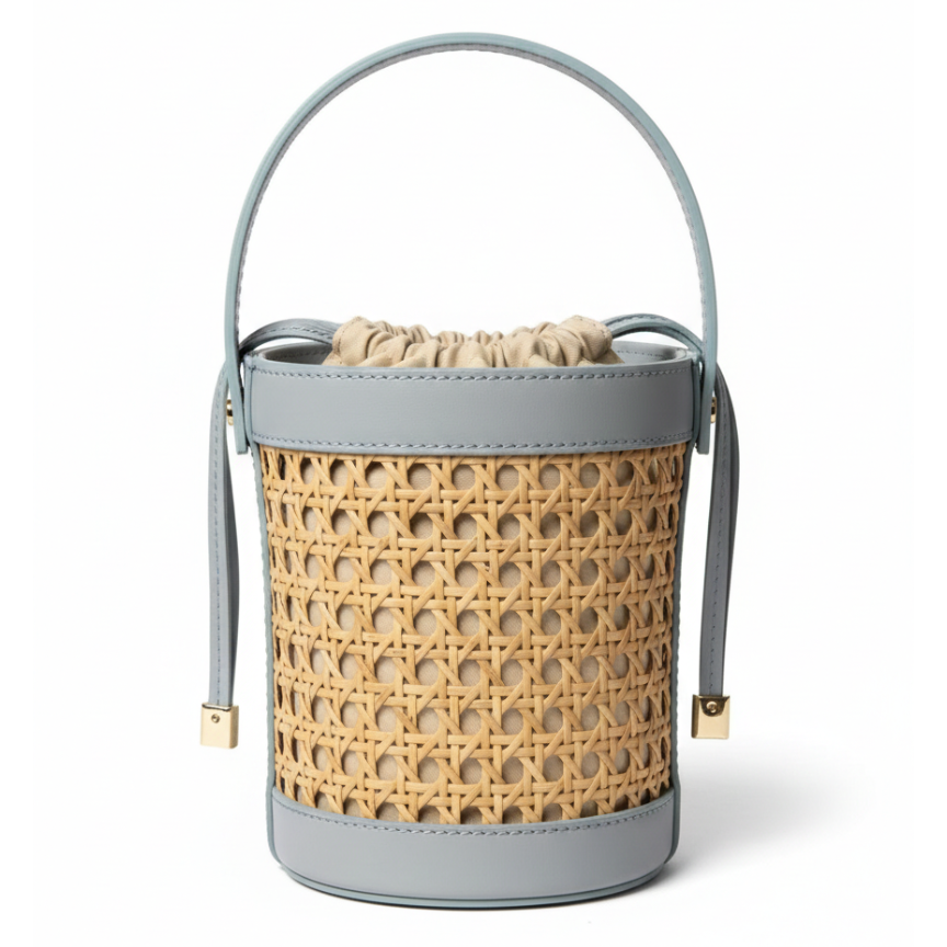 Borsa cestino paglia